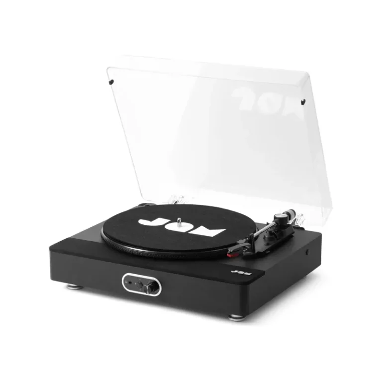 Jam Sound Stream+ Bluetooth Wireless Turntable Record Player (Matte Black)