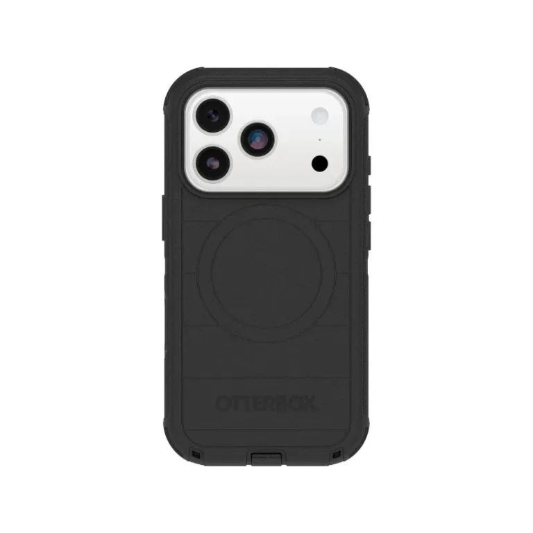 Otterbox Defender Pro MagSafe Case & Cam Control for iPhone 17 Pro (Black)
