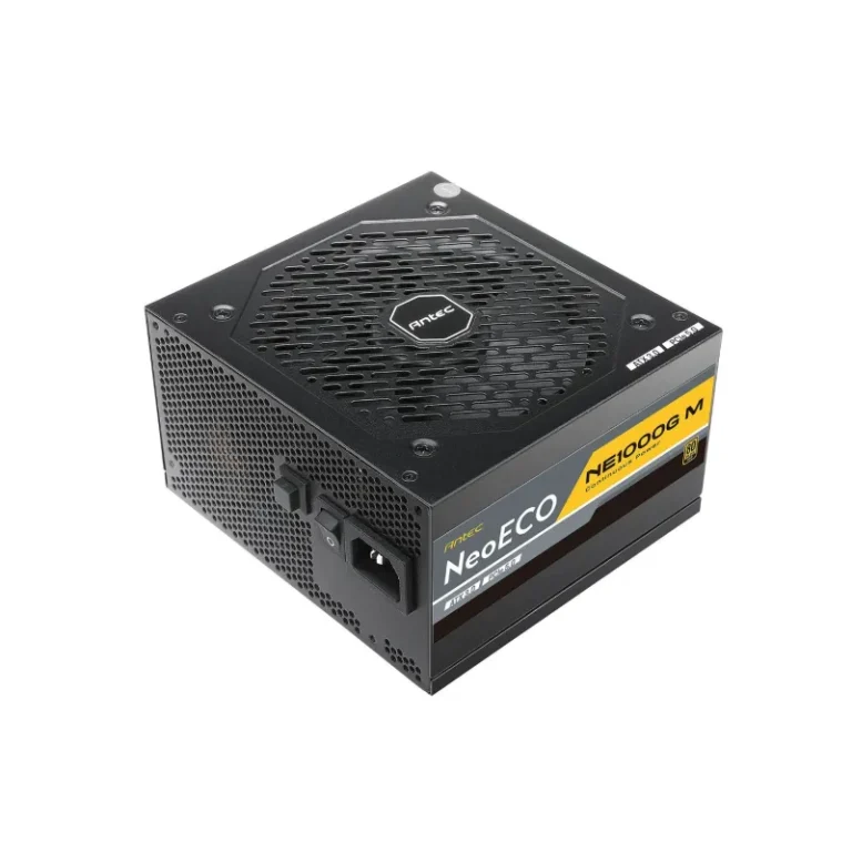 Antec NE 1000w 80+ Gold, Fully-Modular, ATX 3.0, PCI-E 5.0, 140mm Silent Fan